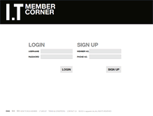 Tablet Screenshot of member.ithk.com